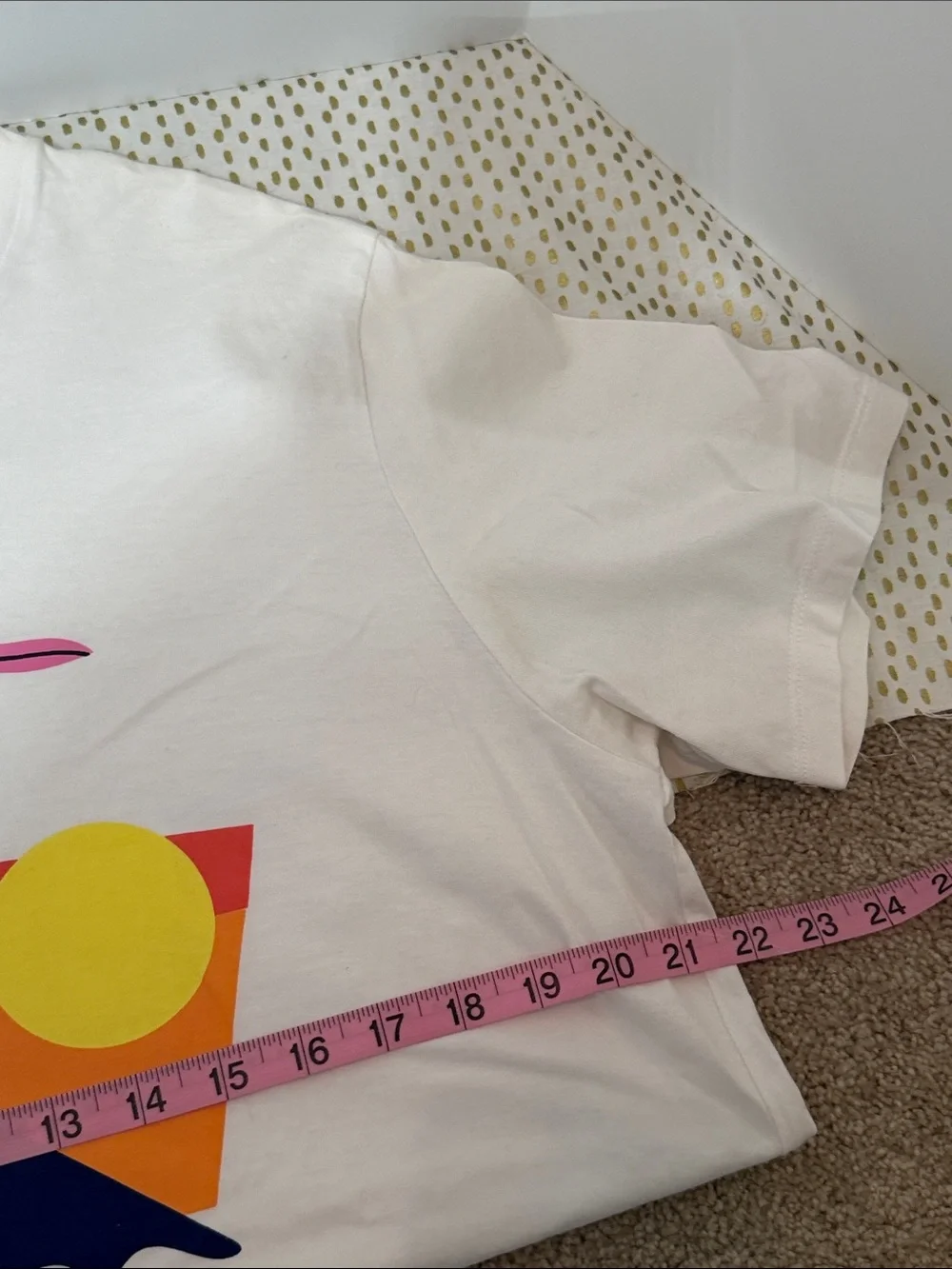 Levi's White Tee with Colorful Bird Graphic